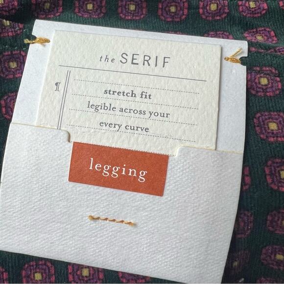 Pilcro and the Letterpress The Serif Anthropolgie Pants NEW Women’s 28 - Picture 11 of 14